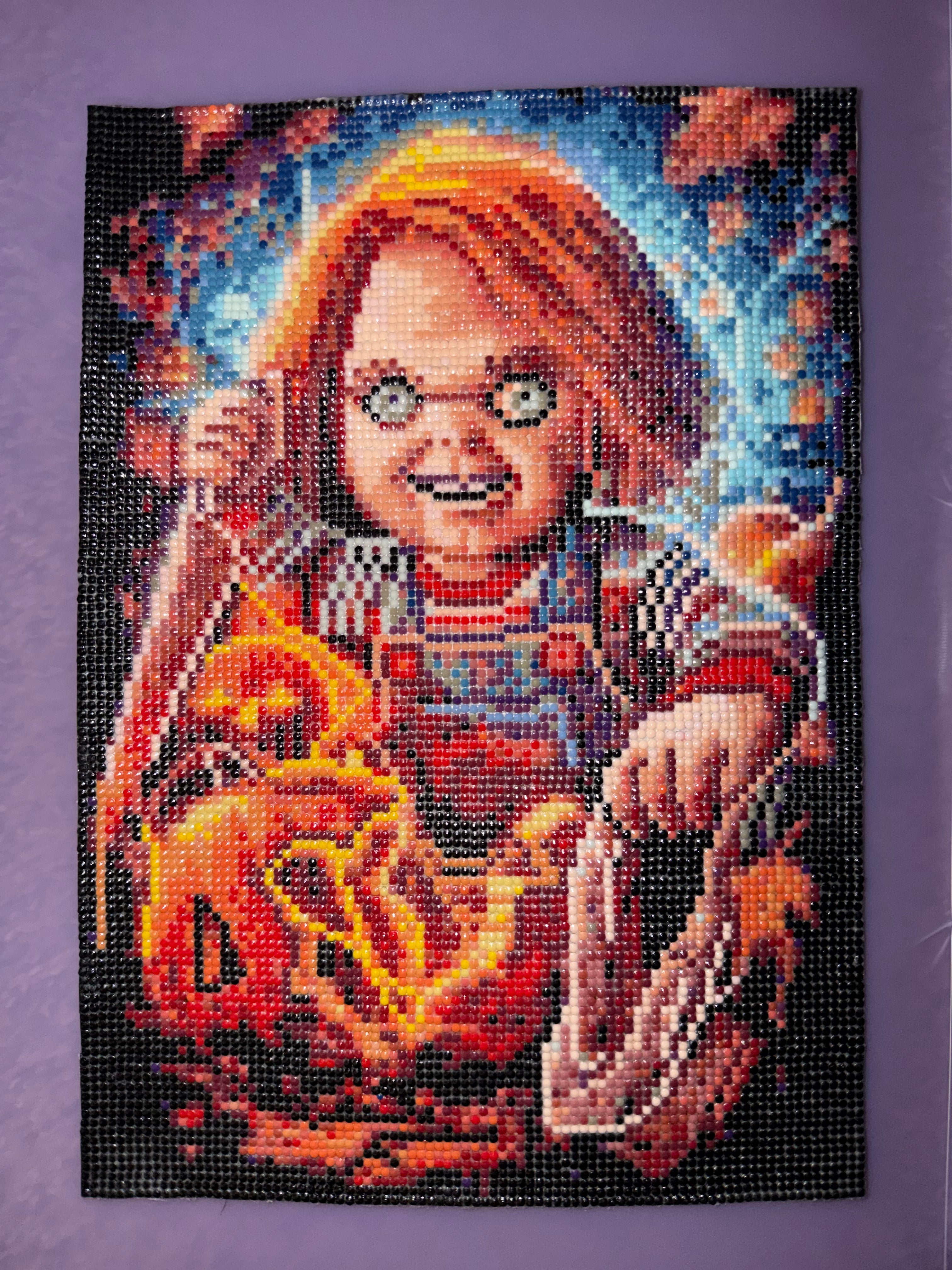 chucky diamond art * 30x40 cm