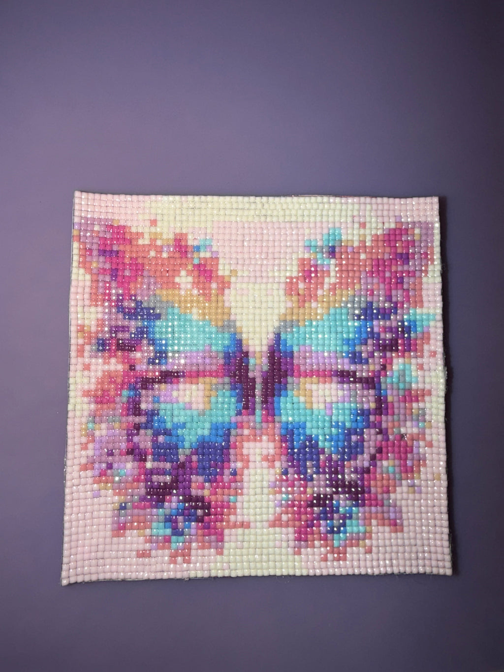 colorful butterfly diamond art * 20x20 cm