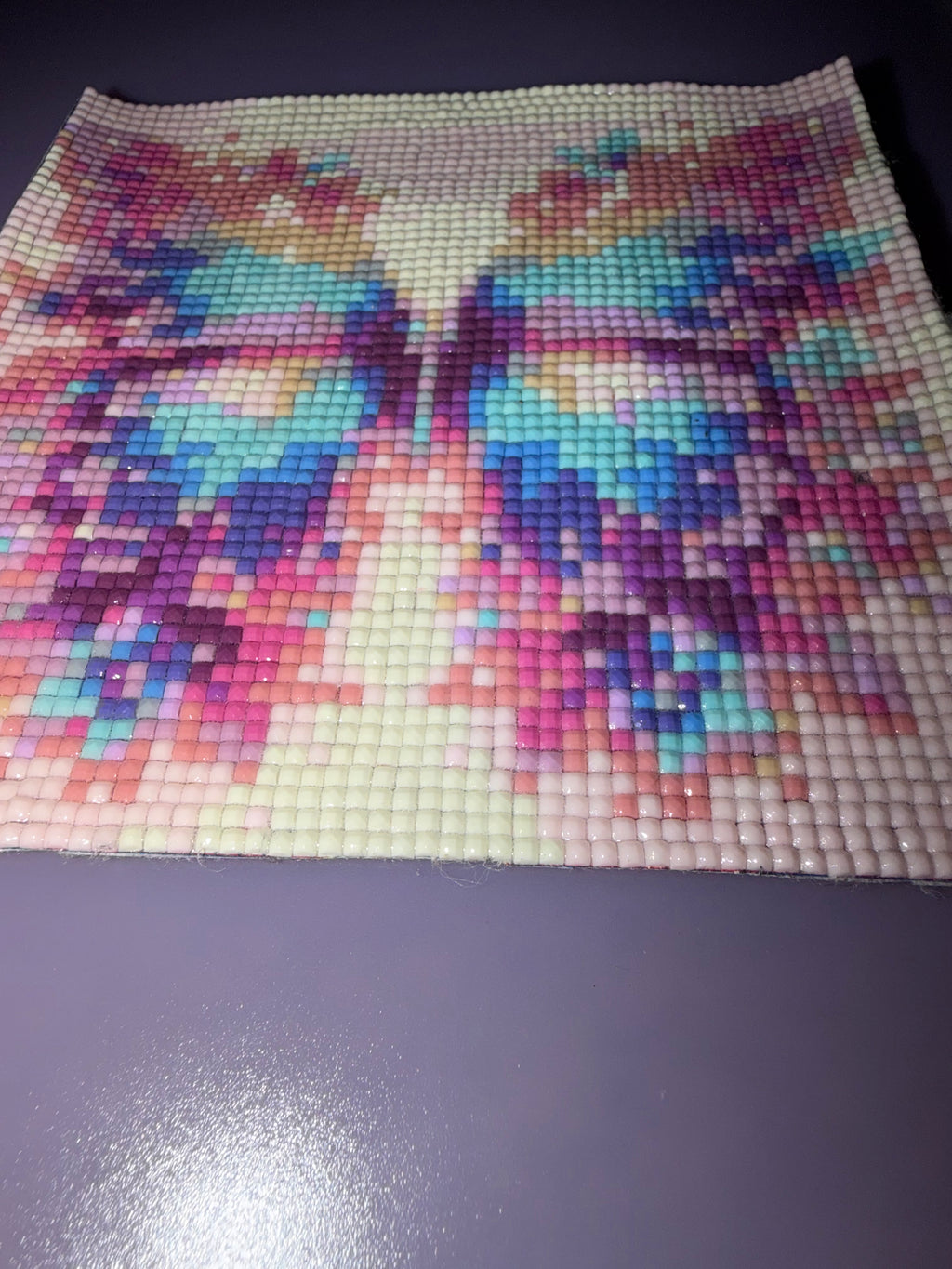 colorful butterfly diamond art * 20x20 cm